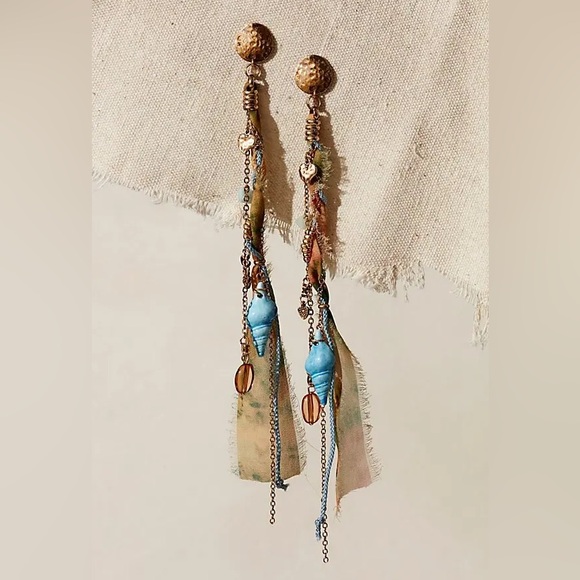 Free People Clearwater Dangle Earrings — Silver - Picture 2 of 2